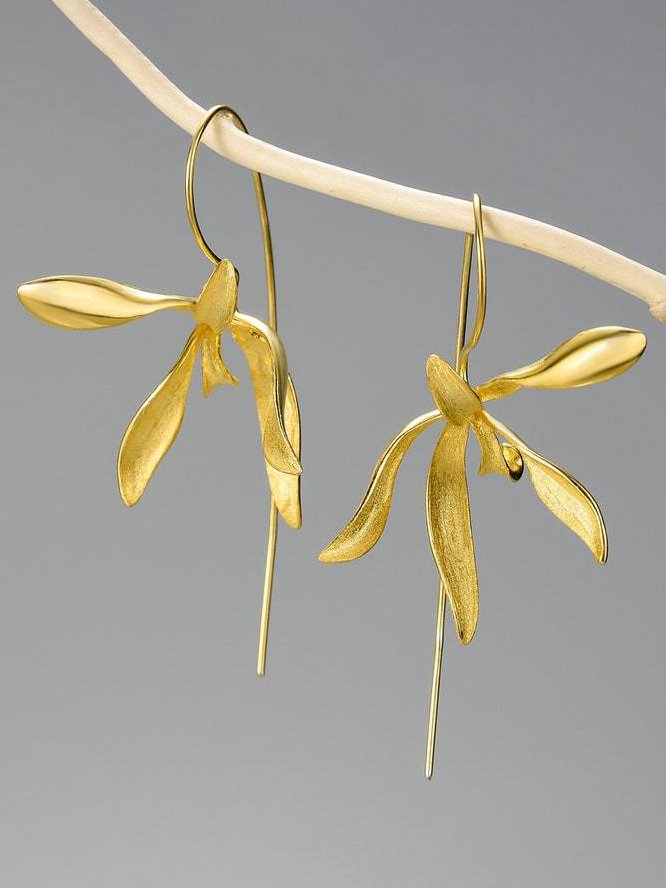 3D Flower Earrings Everyday Casual Versatile Jewelry AD1084