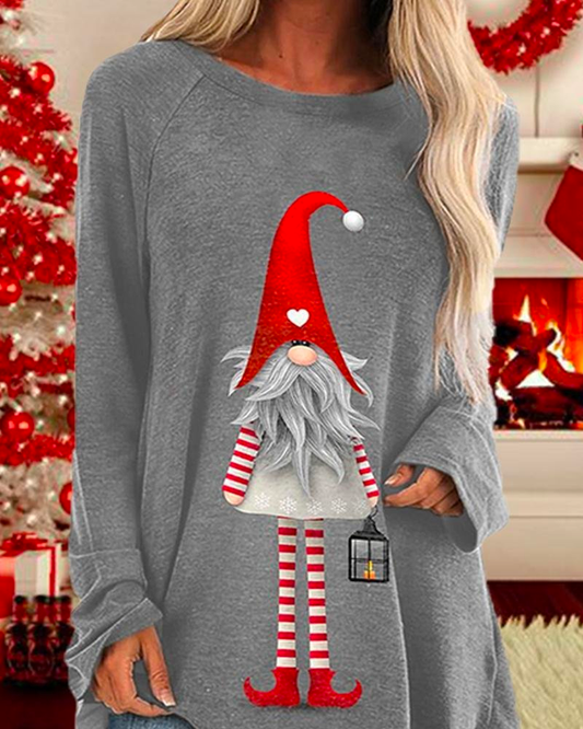 Christmas Casual Crew Neck T-Shirt ZY31